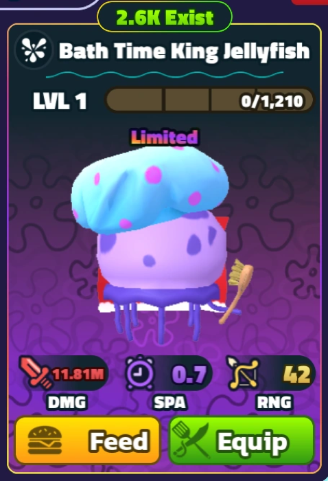 Bath Time King Jellyfish